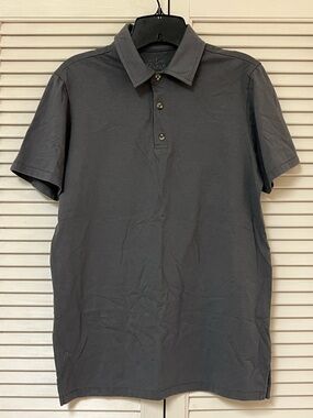 Fresh Clean Tees Mens Gray Polo Shirt - Size Small - VGUC